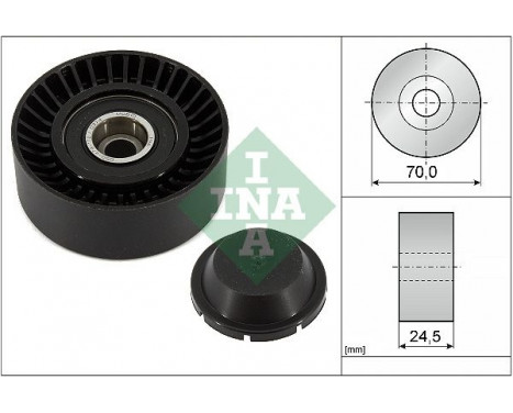 Deflection/Guide Pulley, v-ribbed belt 532 0552 10 Ina