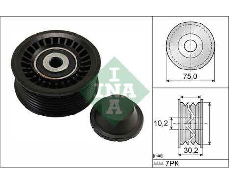 Deflection/Guide Pulley, v-ribbed belt 532 0668 10 Ina