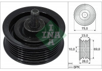 Deflection/Guide Pulley, v-ribbed belt 532 0744 10 Ina