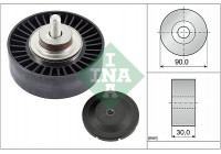 Deflection/Guide Pulley, v-ribbed belt 532 0752 10 Ina