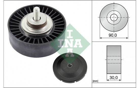 Deflection/Guide Pulley, v-ribbed belt 532 0752 10 Ina