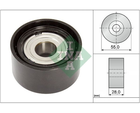 Deflection/Guide Pulley, v-ribbed belt 532 0853 10 Ina