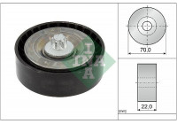 Deflection/Guide Pulley, v-ribbed belt 532 0895 10 Ina