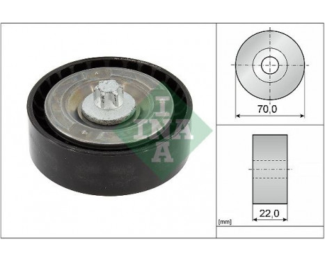 Deflection/Guide Pulley, v-ribbed belt 532 0895 10 Ina