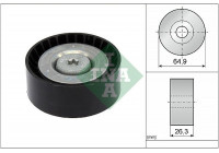 Deflection/Guide Pulley, V-ribbed belt 532 0905 10 Ina