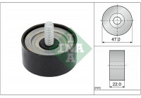 Deflection/Guide Pulley, V-ribbed belt 532 1001 10 Ina