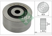 Deflection/Guide Pulley, v-ribbed belt 532014310 Ina