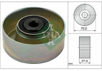 Deflection/Guide Pulley, v-ribbed belt 532021410 Ina