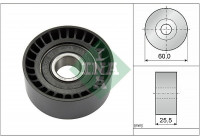 Deflection/Guide Pulley, v-ribbed belt 532024310 Ina