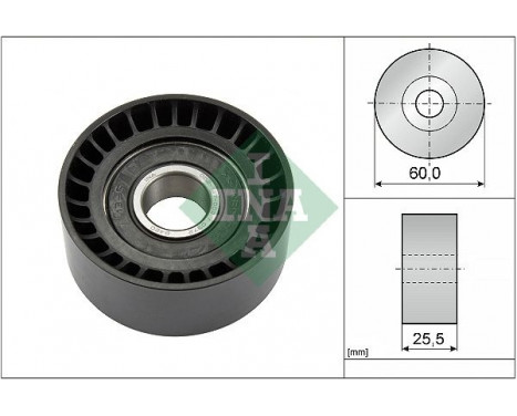 Deflection/Guide Pulley, v-ribbed belt 532024310 Ina