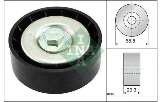 Deflection/Guide Pulley, v-ribbed belt 532029510 Ina