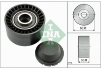 Deflection/Guide Pulley, v-ribbed belt 532032010 Ina