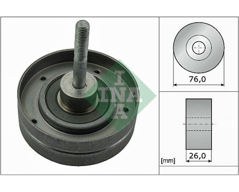 Deflection/Guide Pulley, v-ribbed belt 532035130 Ina