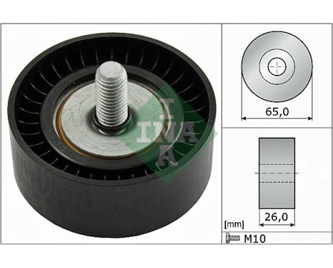 Deflection/Guide Pulley, v-ribbed belt 532047910 Ina