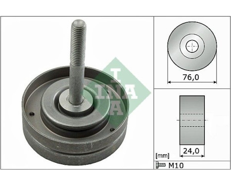 Deflection/Guide Pulley, v-ribbed belt 532050010 Ina