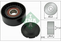 Deflection/Guide Pulley, v-ribbed belt 532055710 Ina