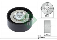 Deflection/Guide Pulley, v-ribbed belt 532057010 Ina
