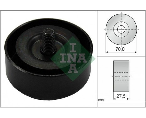 Deflection/Guide Pulley, v-ribbed belt 532060610 Ina