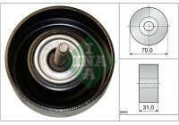 Deflection/Guide Pulley, v-ribbed belt 532061410 Ina