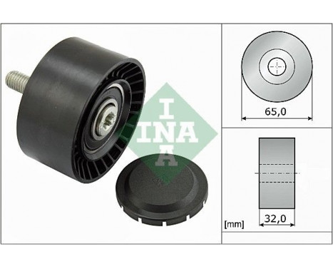 Deflection/Guide Pulley, v-ribbed belt 532066010 Ina