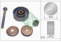 Deflection/Guide Pulley, v-ribbed belt 532066510 Ina