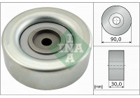 Deflection/Guide Pulley, v-ribbed belt 532069310 Ina