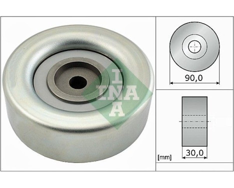 Deflection/Guide Pulley, v-ribbed belt 532069310 Ina