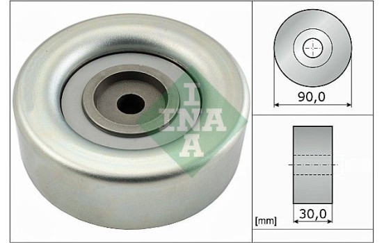 Deflection/Guide Pulley, v-ribbed belt 532069310 Ina