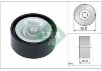 Deflection/Guide Pulley, v-ribbed belt 532071510 Ina