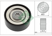 Deflection/Guide Pulley, v-ribbed belt 532072010 Ina