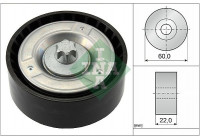 Deflection/Guide Pulley, v-ribbed belt 532079810 Ina