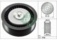 Deflection/Guide Pulley, v-ribbed belt 532080810 Ina