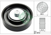 Deflection/Guide Pulley, v-ribbed belt 532083510 Ina