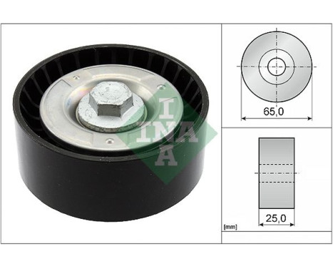 Deflection/Guide Pulley, v-ribbed belt 532085510 Ina