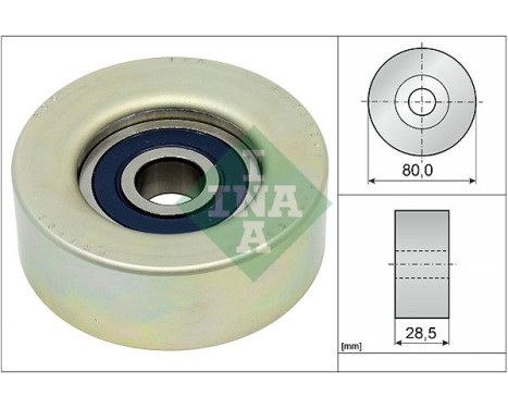Deflection/Guide Pulley, v-ribbed belt 532087320 Ina