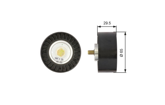 Deflection/Guide Pulley, v-ribbed belt DriveAlign® T36081 Gates