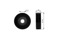 Deflection/Guide Pulley, v-ribbed belt DriveAlign® T36183 Gates