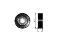 Deflection/Guide Pulley, v-ribbed belt DriveAlign® T36252 Gates