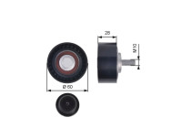 Deflection/Guide Pulley, v-ribbed belt DriveAlign® T36384 Gates