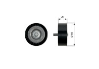 Deflection/Guide Pulley, v-ribbed belt DriveAlign® T36437 Gates