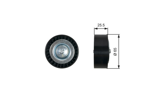 Deflection/Guide Pulley, v-ribbed belt DriveAlign® T36454 Gates