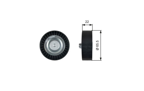 Deflection/Guide Pulley, v-ribbed belt DriveAlign® T36458 Gates