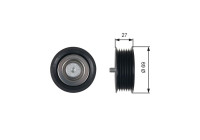 Deflection/Guide Pulley, v-ribbed belt DriveAlign® T36487 Gates