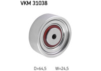 Deflection/Guide Pulley, v-ribbed belt VKM 31038 SKF