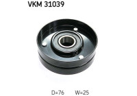 Deflection/Guide Pulley, v-ribbed belt VKM 31039 SKF