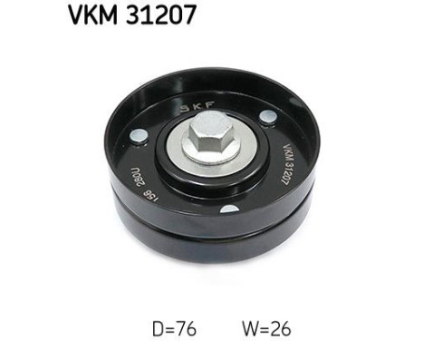 Deflection/Guide Pulley, v-ribbed belt VKM 31207 SKF
