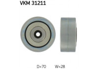 Deflection/Guide Pulley, v-ribbed belt VKM 31211 SKF