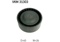 Deflection/Guide Pulley, v-ribbed belt VKM 31303 SKF