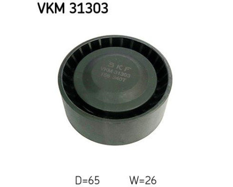 Deflection/Guide Pulley, v-ribbed belt VKM 31303 SKF