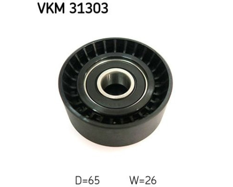 Deflection/Guide Pulley, v-ribbed belt VKM 31303 SKF, Image 2